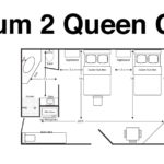 Premium 2 Queen Cabins floor plan