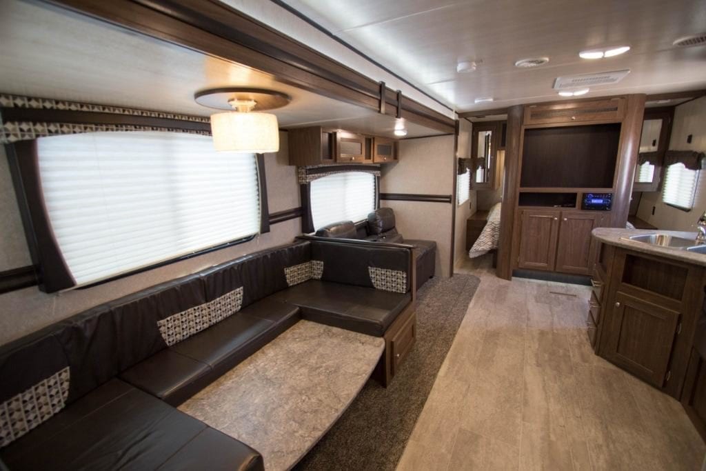 Family RV Rental living room