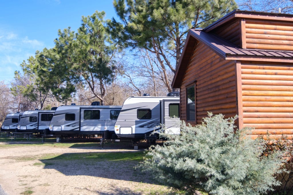 RV Rental Outside