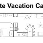 Suite Vacation Cabin Floor plan