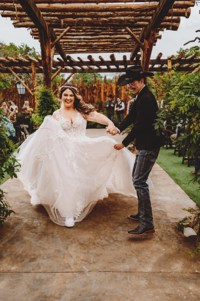 Bride Groom Ceremony Exit