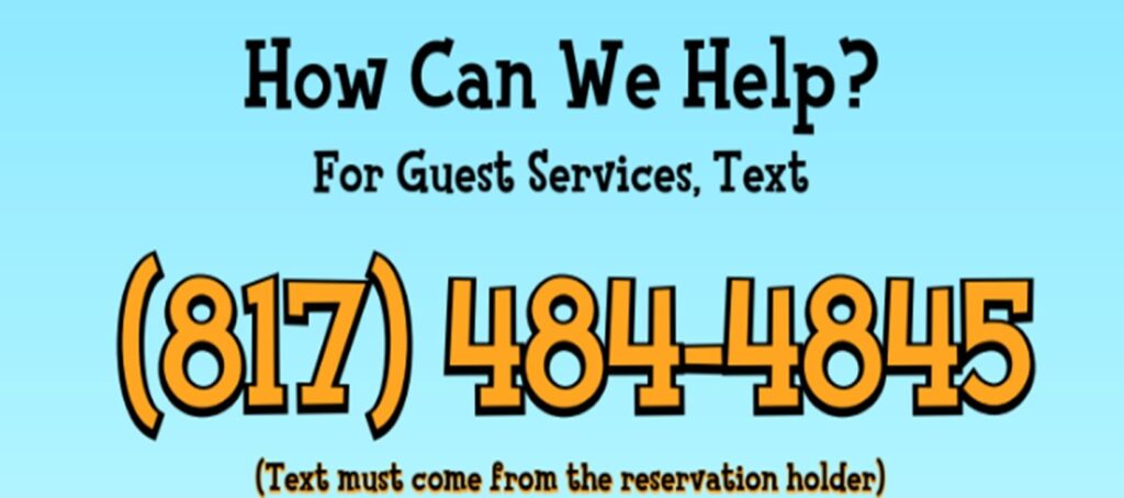 Guest Services Text Line