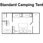 Standard Camping Tent Floor Plan